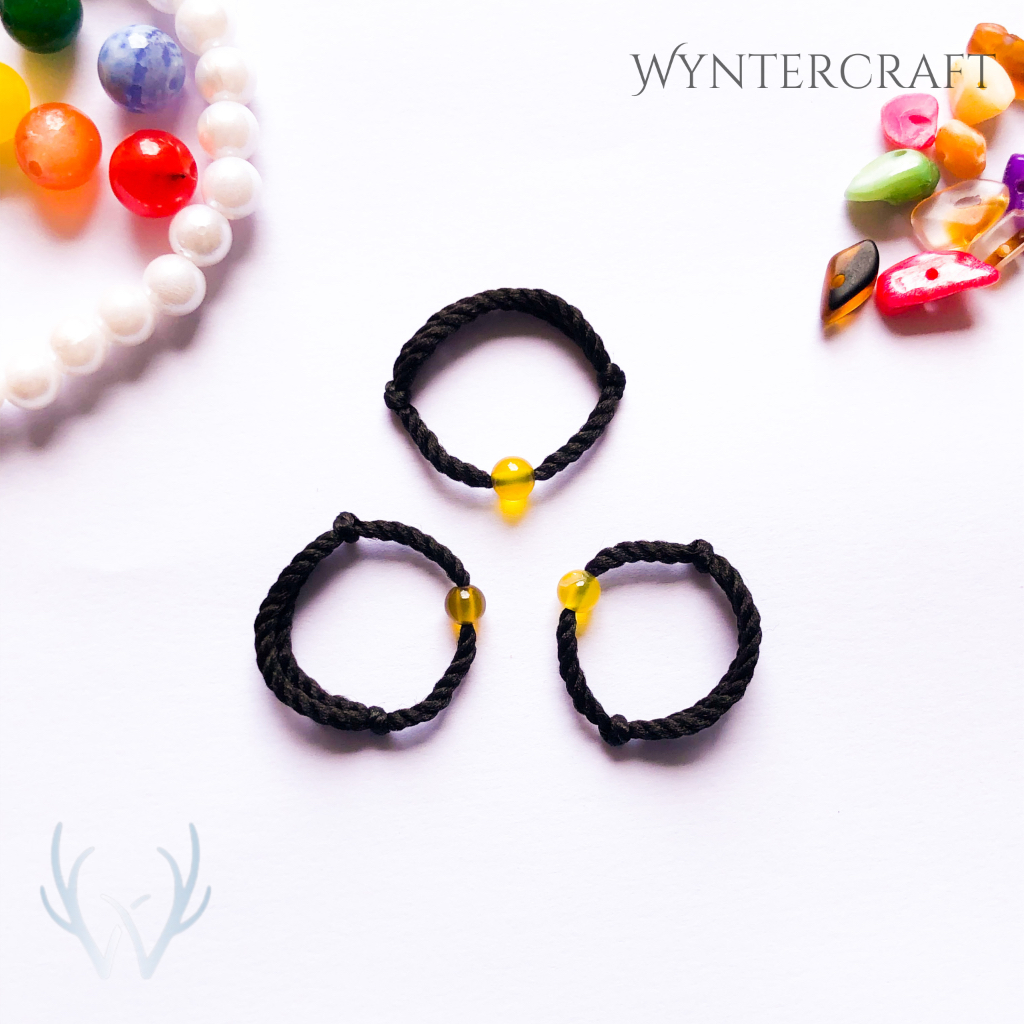 WA148 Mysterious Ring Cincin Unisex Batu Alam by Wynter Craft