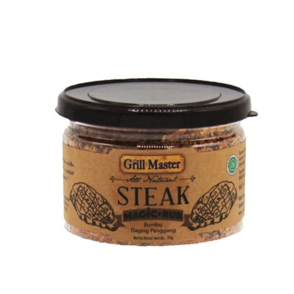

Jay's Grill Master Steak Magic Rub | Bumbu Daging Panggang 70gr