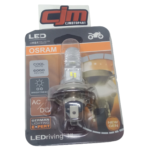 LAMPU LED OSRAM HS1 AC/DC NINJA RR 150 VIXION 12V 5/5.5W K3 ORIGINAL