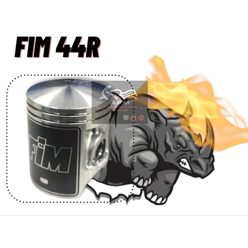 PISTON KIT FIM 44R COATED TEFLON FIZR Os 53mm Os 100, 53.25mm Os 125, 55mm Os 300 FIM44R