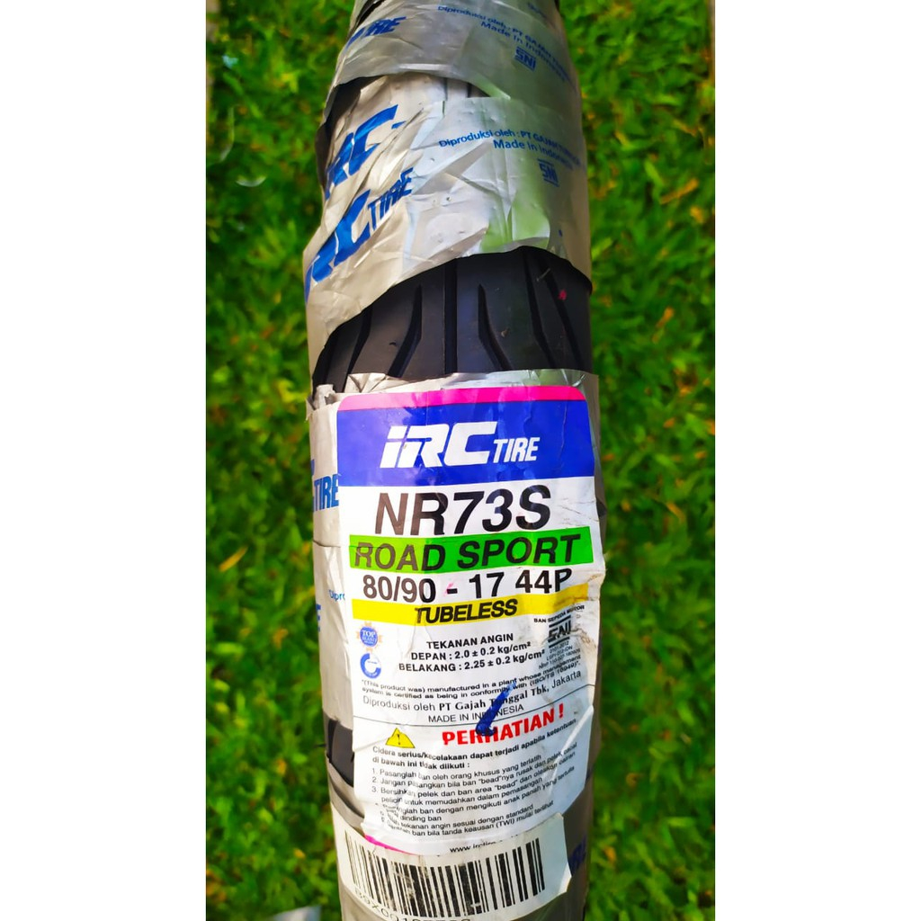 BAN LUAR 80/90-17 NR73S TUBELESS IRC