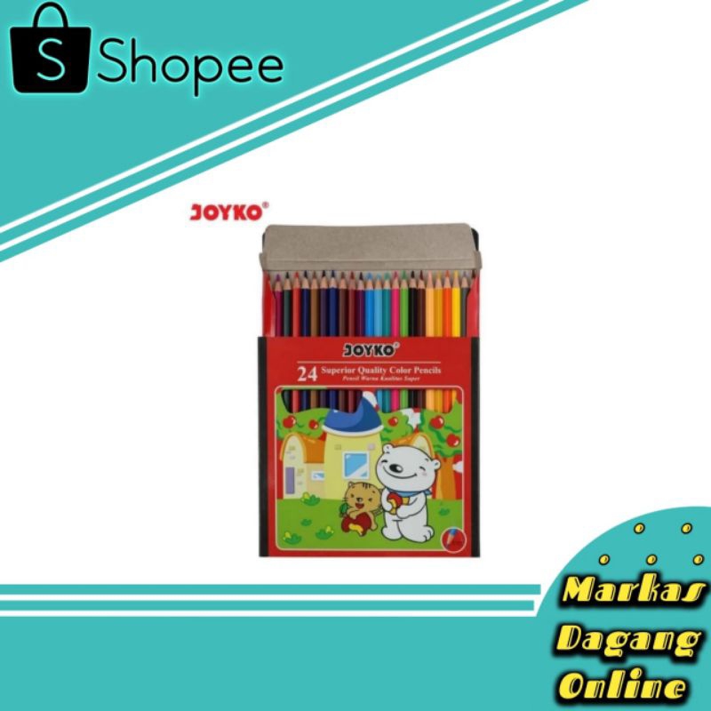 

Pensil Warna Joyko 24 Warna Panjang / CP-24PB