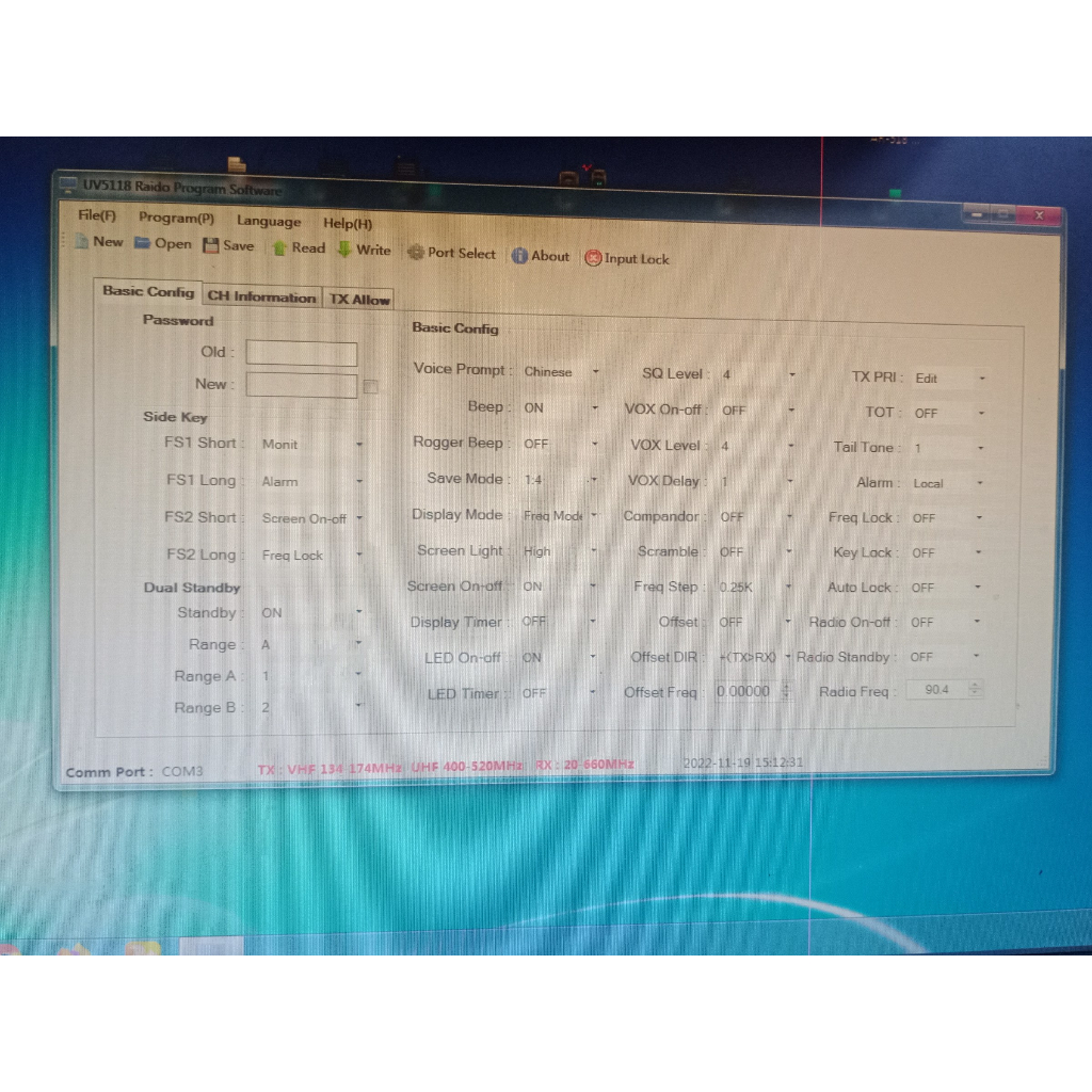 COPY Software Radio HT ABBREE AR-F8 dan ABBREE AR-518