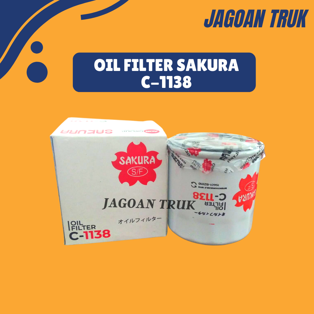 Filter Oli Ayla Sigra Agya Calya Avanza Rush Terios Sakura C-1138 1138