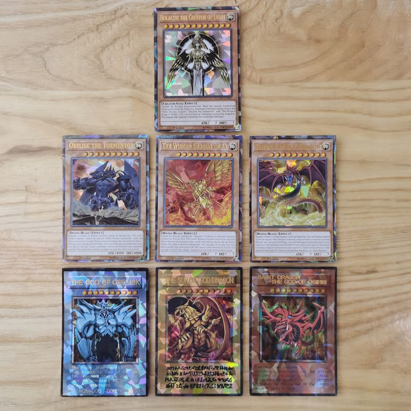 Kartu YUGIOH PANDORA BOX RELIC EGYPT 112 KARTU TERKUAT BERBEDA MILIK YUGI &amp; KAIBA FULL GOLD HOLO