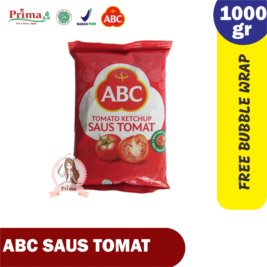 

Saus tomat - ABC tomat - 1kg