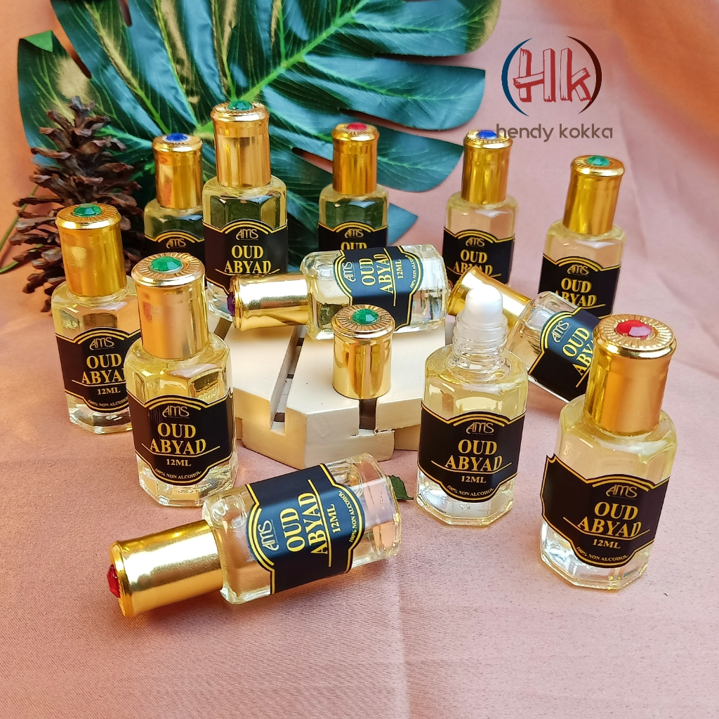 PARFUM SHALAT OUD ABYAD 12ML PARFUM ORIGINAL 100% FULL BIANG