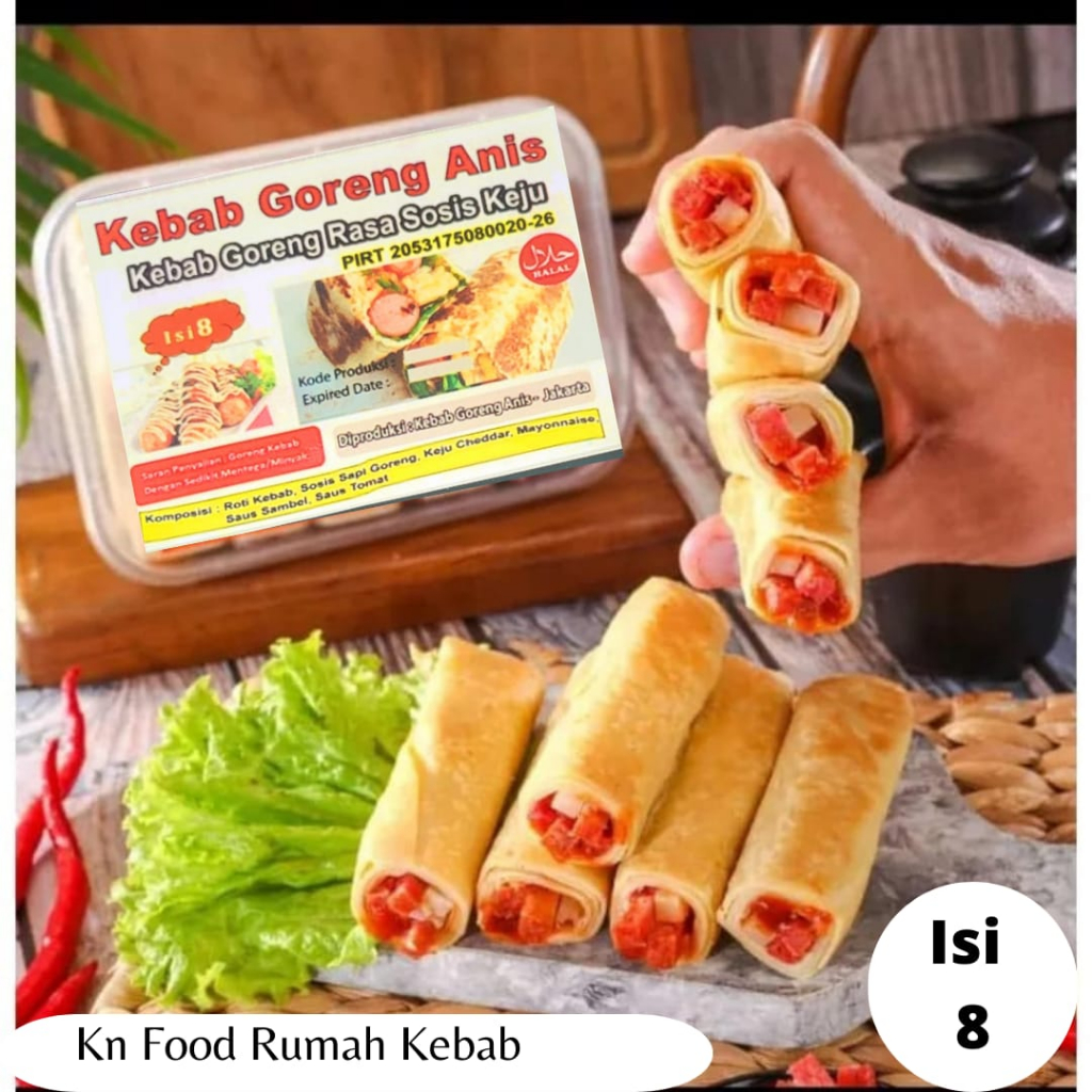 

Reseller Kebab Frozen Mix Beef, Apple Pie, Durian, Coklat Sosis 23 Box