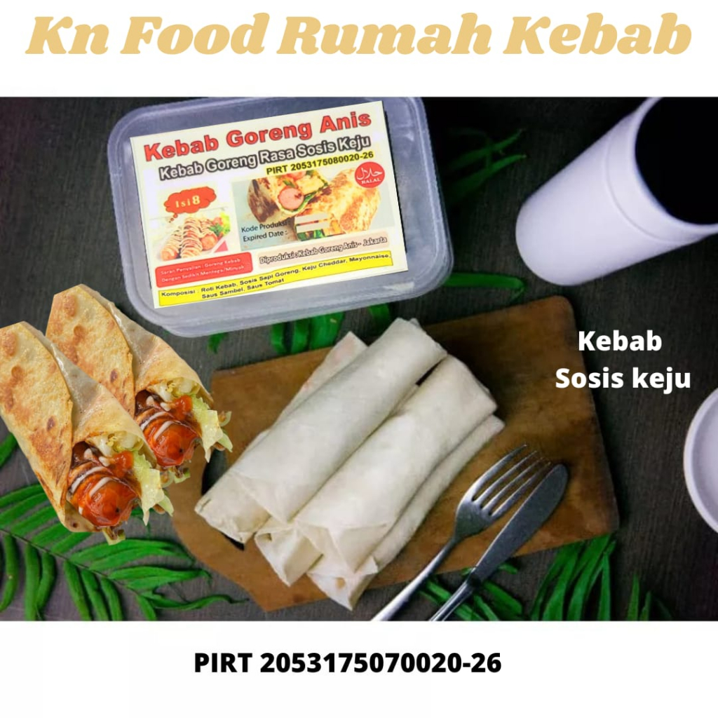 

Reseller Kebab Frozen 23 Box Bisa Mix Rasa Beef Apple Pie Durian Kebab
