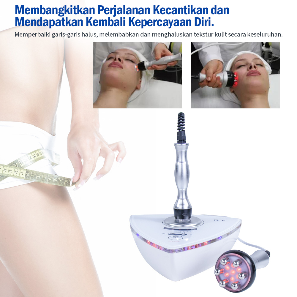 BLUE SKY Mini RF Wajah Badan Mengencangkan Kulit Alat Kecantikan 3 Polar 6 Polar Radio Frequency Lemak Sel membakar Menghilangkan Kerutan Kantung Mata
