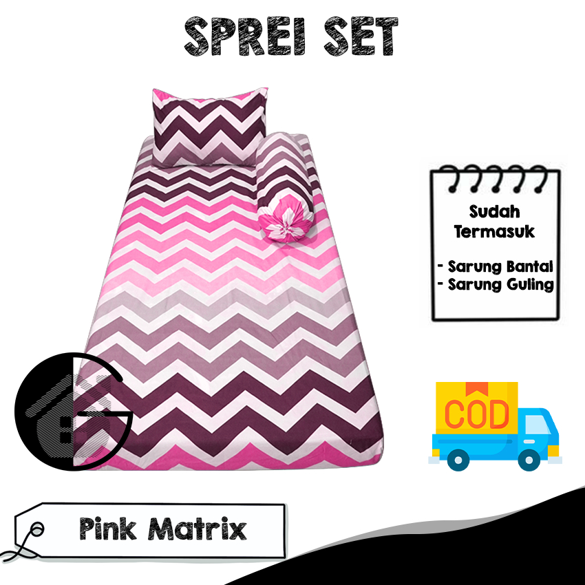 Sprei single Aesthetic Ukuran 90x200x15 no 4
