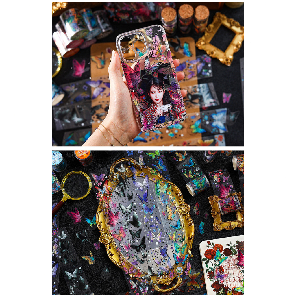 

GEMILANGWALLPAPER - STIKER KUPU-KUPU WASHITAPE KUPU-KUPU WASHITAPE PET ROLL LUCU STICKER JOURNALING KUPU-KUPU PET STIKER PET STIKER JOURNALING PET ROLL TRANSPARANT MOTIF BUTTERFLY CLASSIC RETRO VINTAGE
