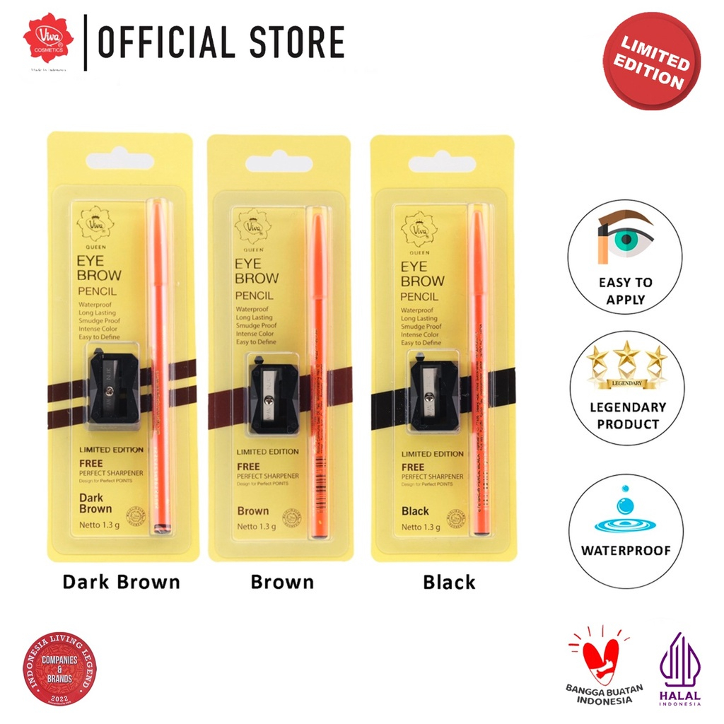 MFI - Viva Queen Eye Brow Pencil Limited Edition | Netto 1,3 gr