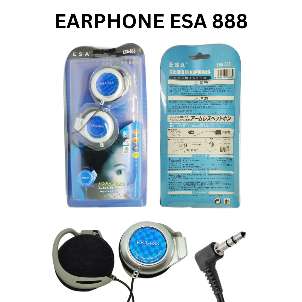 Earphone Headset Handsfree murah earphone kabel headset jadul murah tipe 888