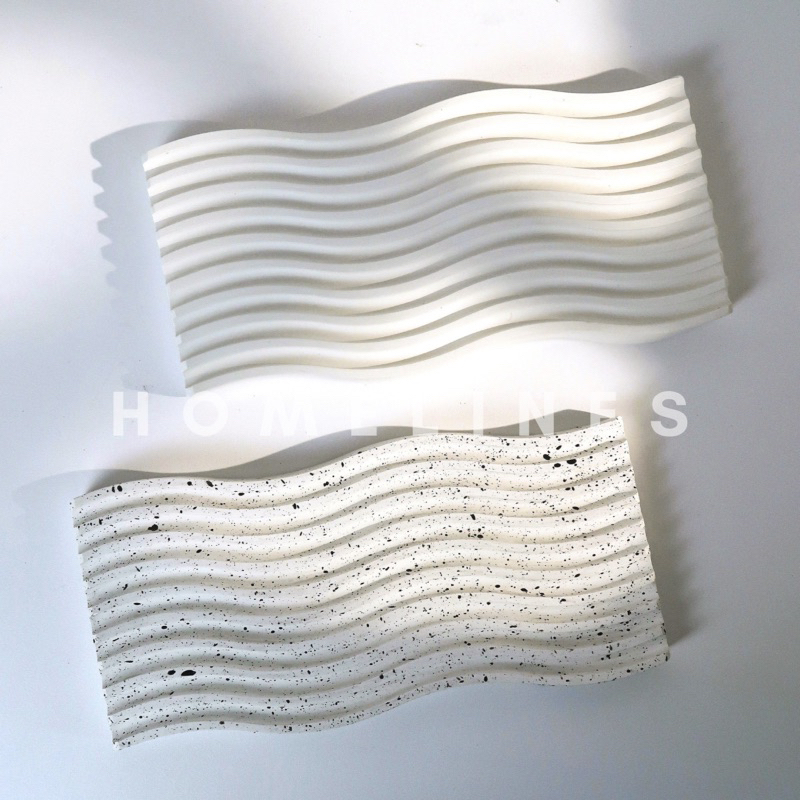 Wave Arch Tray Aesthetic | Baki Properti Foto | Korean Coaster | Nampan Korea- Tatakan Gelas | Home Cafe | Desk Decor | Mini Vase | Vas Nordic | Property Produk | Pajangan Rumah Aestetik