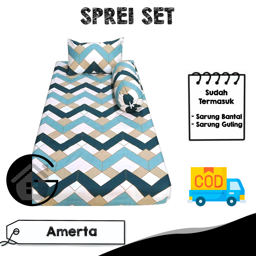 Sprei 100x200 Sprei Single - Sudut Karet Sprei Aesthetic