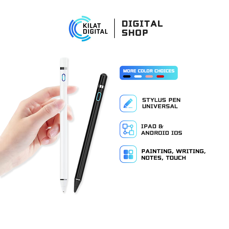 Stylus Pen Universal Bisa Android IOS dan Samsung for Ipad fine point Ujung Lancip Ipad Mini Ipad Pro 11 2018