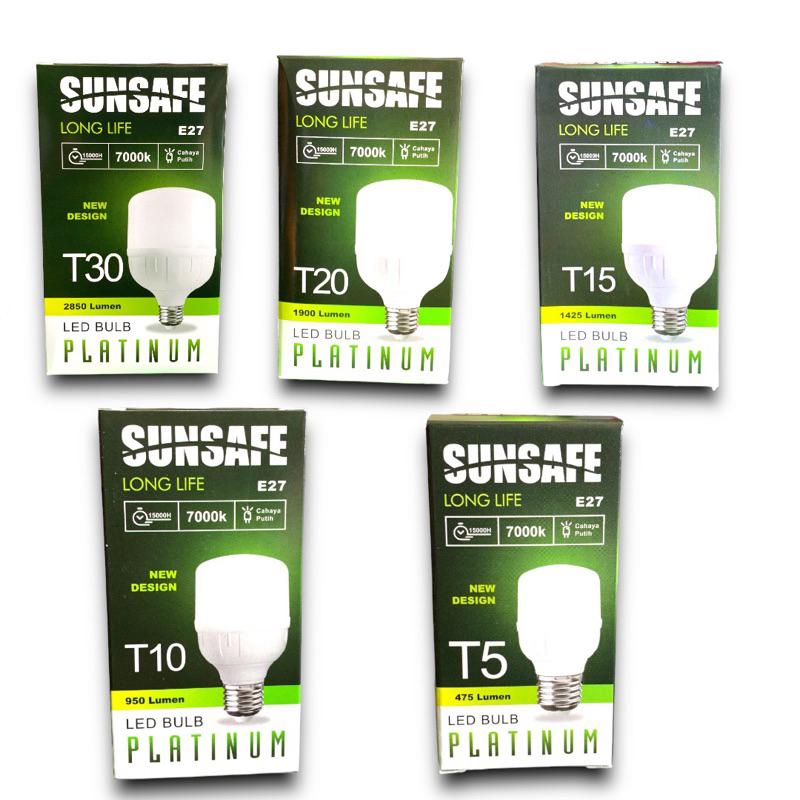 Lampu Led Capsule Murah Sunsafe platinum 5 10 15 20 30 Watt