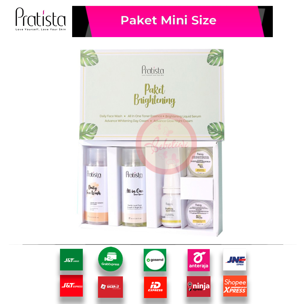 MINI KIT TRIAL SET PRATISTA/ PAKET SKINCARE/ PAKET GLOWING /PAKET JERAWAT/ PAKET FLEK JERAWAT/PAKET 