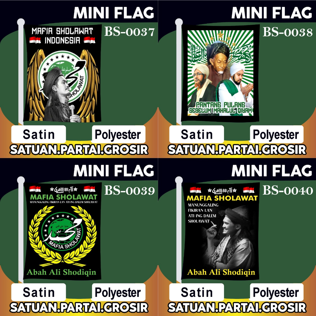 PROMO CETAK BENDERA PRINTING MAFIA SHOLAWATV10/DESAIN BENDERA MAFIA SHOLAWAT TERBARU/BENDERA MAFIA S