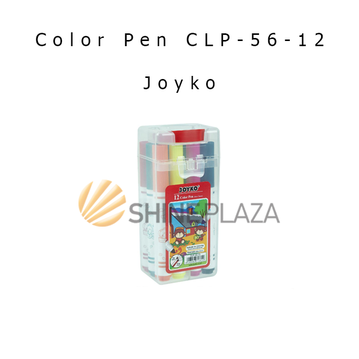 

Color Pen 12 Colors Joyko CLP-56-12 - Spidol 12 Warna Joyko