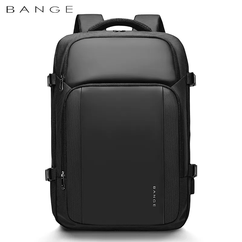 BG7690 Tas Bange Bag Pria Kantor Cowo Ransel Laptop 15.6 17 Inch USB