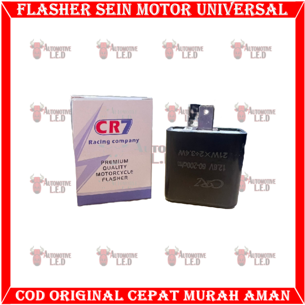 ORIGINAL FLASHER SEN CR7 FLASHER SEN SXC FLASHER SEIN MOTOLIGHT  FLASHER SEN MOTOR UNIVERSAL BUAT MOTOR