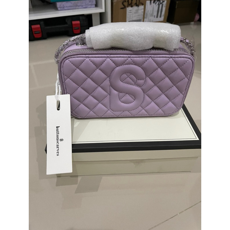 BUTTONSCARVES YURA BAG LILAC SHW