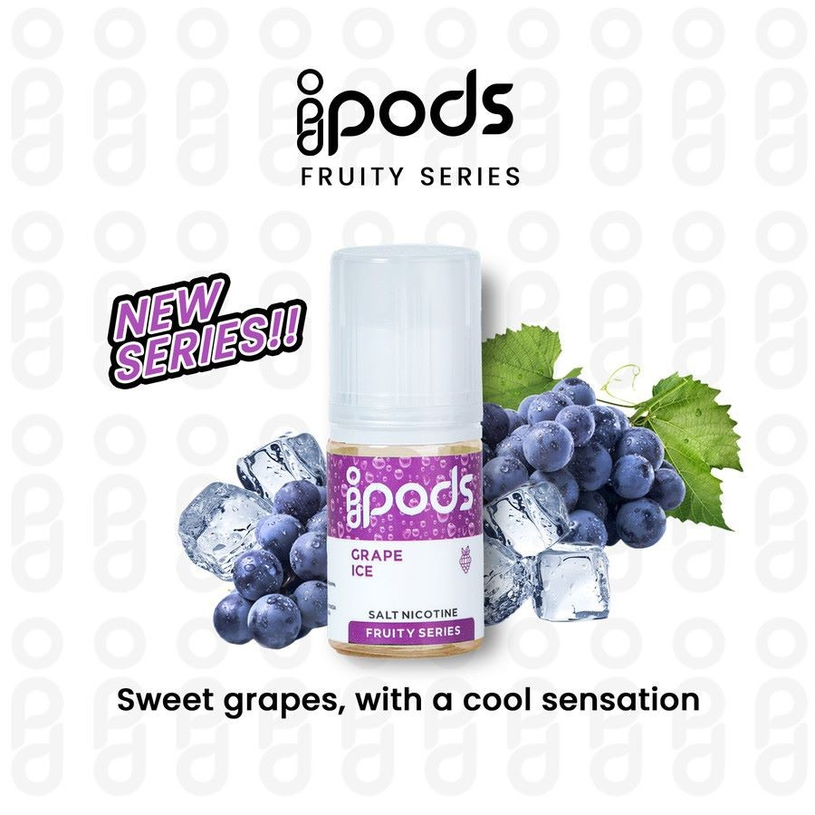 idPods Grape Ice Salt Nic 30ML by Raffi Ahmad x JVS