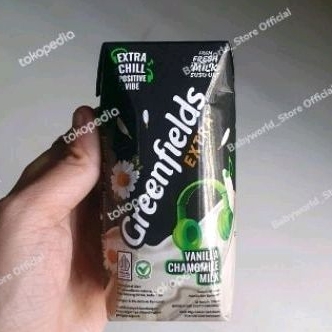 

Greenfields Extra Chill susu UHT rasa VANILA CHAMOMILE MILK 200ml.