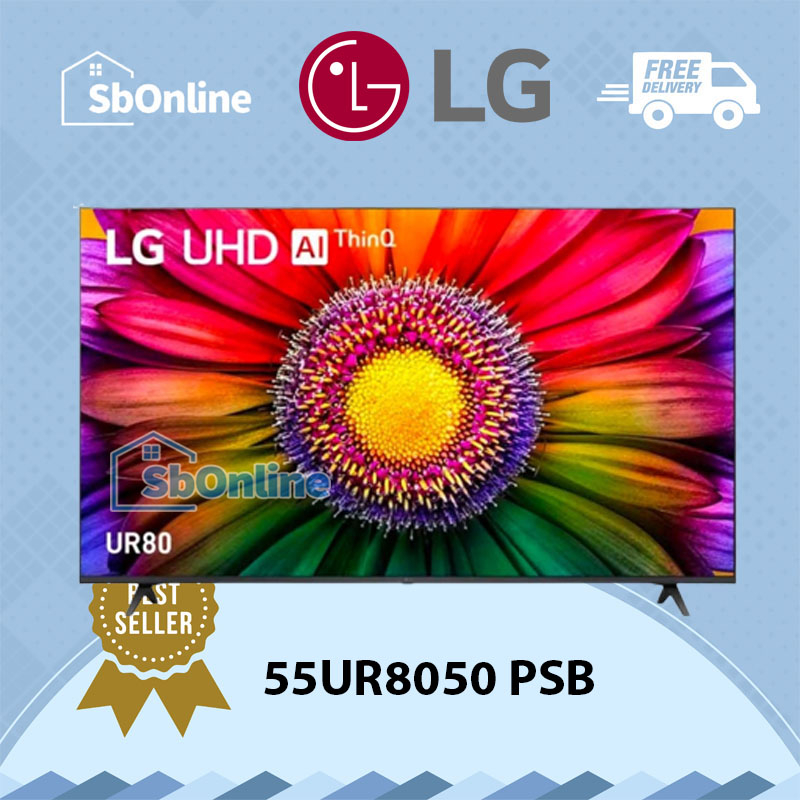 LG 55UR8050PSB LED 55 Inch UHD 4K SMART TV THINQ AI 55UR8050 NEW 2023