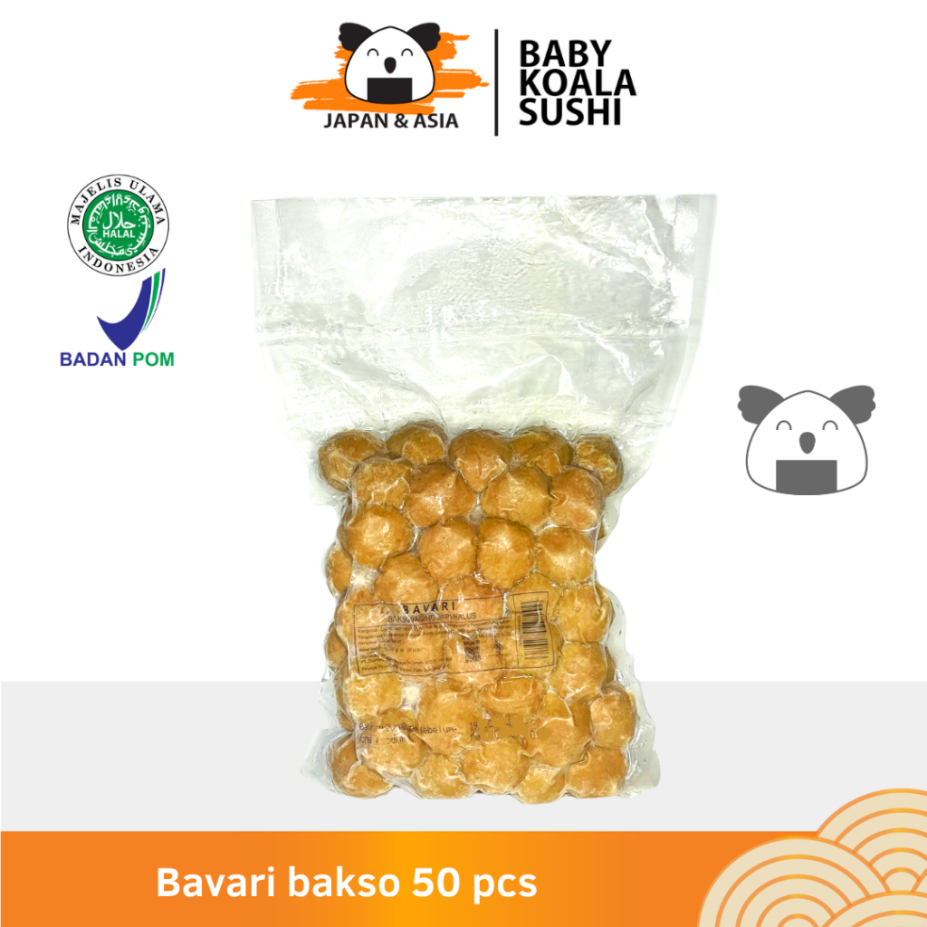 BAVARI Meatball Baso Sapi Bakso Halus 500g Halal