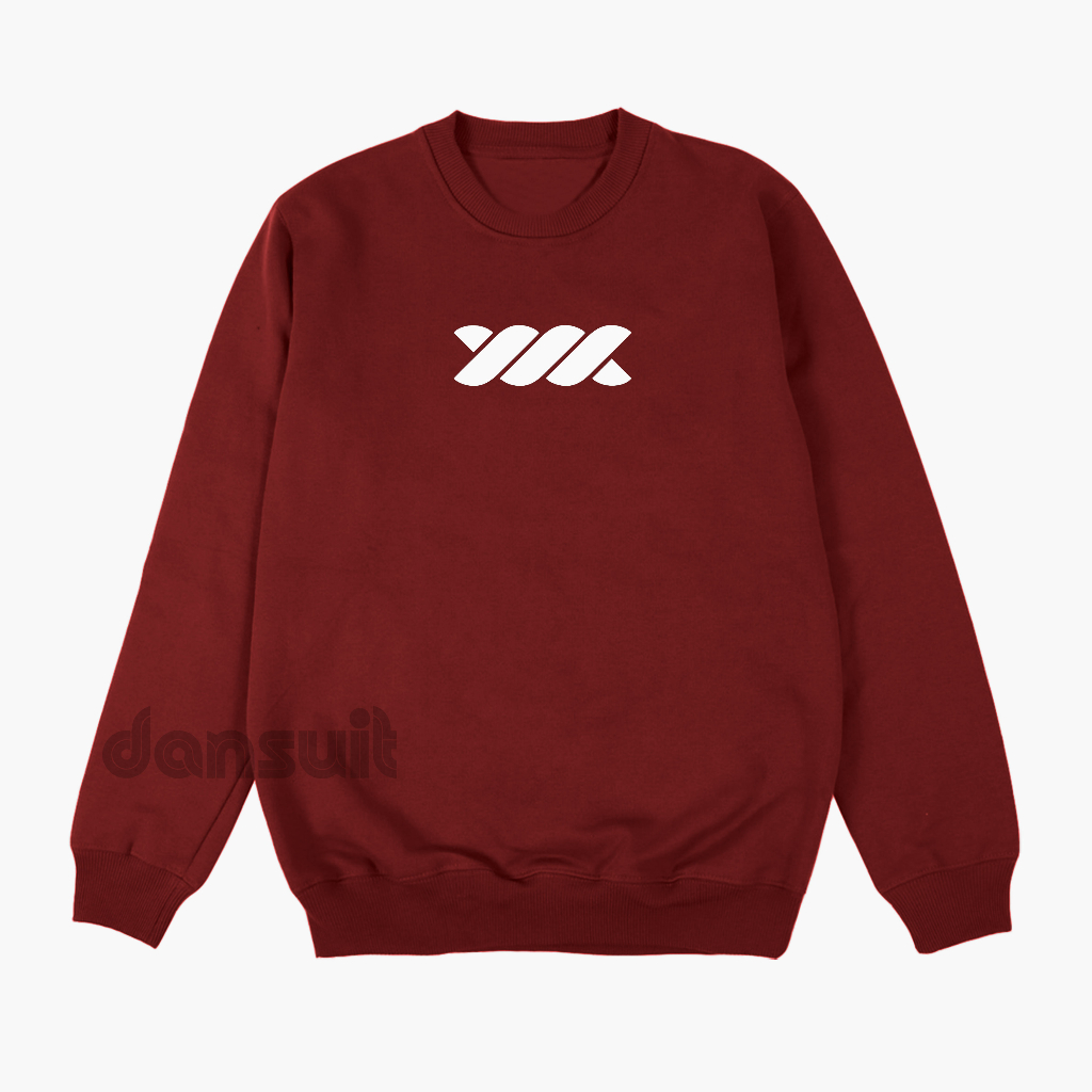 Sweater Crewneck Pria/Wanita Size M - XXXL Sweater Motif Sablon WADEZIG Tambang Logo Bahan Tebal Premium