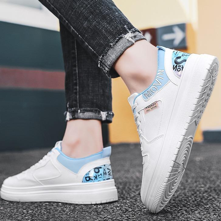 SANGCAKRA COD- Sepatu Sneakers Wanita Jenny BP 2023 All-Match New Arrival Low-Cut Trendi Cewek Korea Style Bahan Empuk Mesh Nyaman Dipakai Bergaya Musim Semi Panas Olahraga Kasual Non-Slip Bernapas Kecil Meningkat Alas Putih SW-01