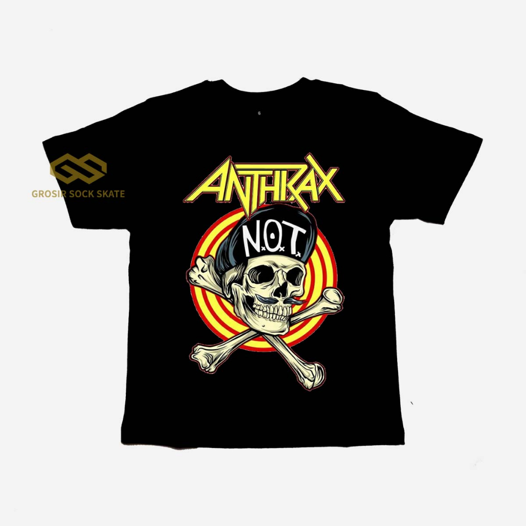 KAOS BAND ANAK/ KAOS MUSIK ANTRAX USIA 1-12 TAHUN