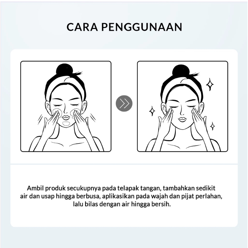BIOAQUA Facial Wash SymWhite 377 Low PH Brightening Cleanser Sabun Cuci Muka 100g