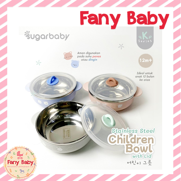 SUGAR BABY CHILDREN BOWL WITH LID