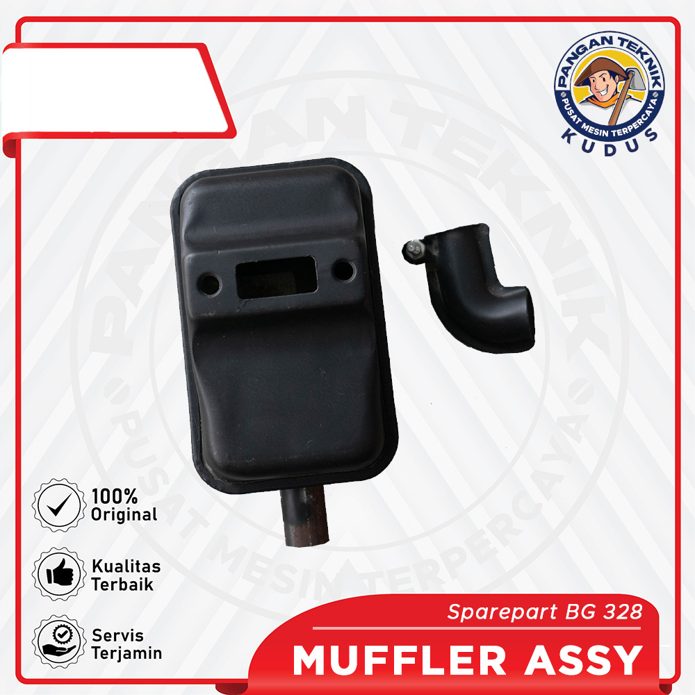 MUFFLER ASSY MESIN POTONG RUMPUT BG 328 | KNALPOT POTONG RUMPUT BG 328