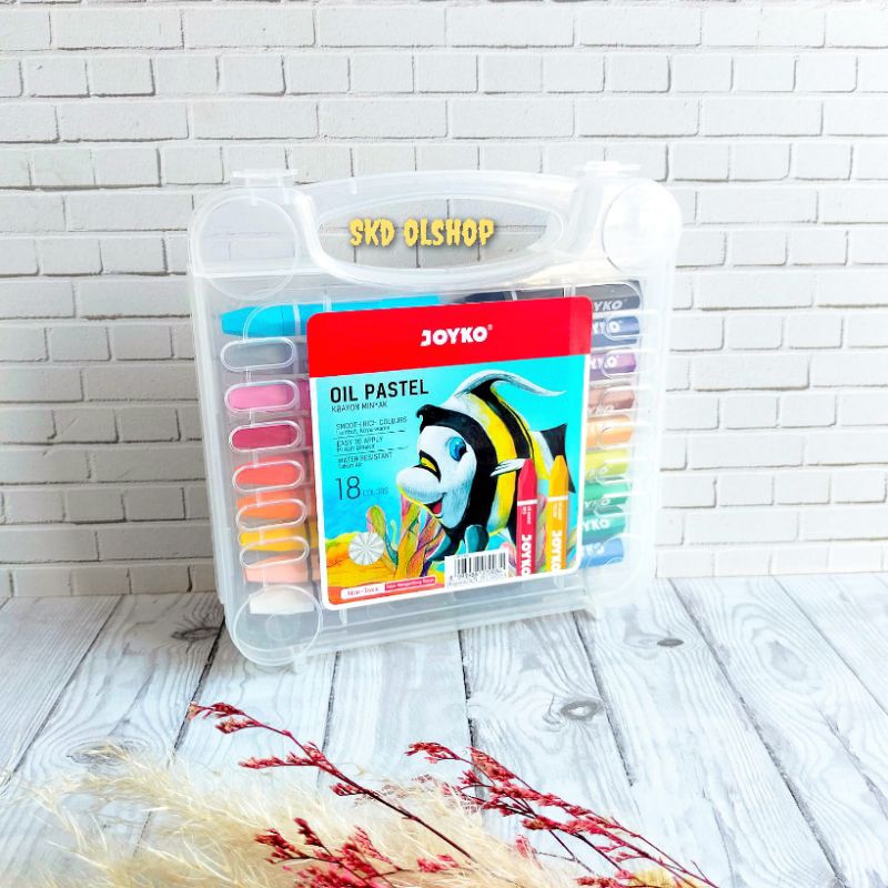

KRAYON JOYKO 18 WARNA OIL PASTEL / CRAYON JOYKO 18 WARNA
