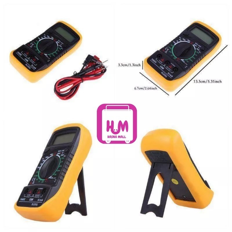 Multimeter Digital AC/DC Voltage Tester/Avometer Digital DT-9025A (Gratis Baterai)