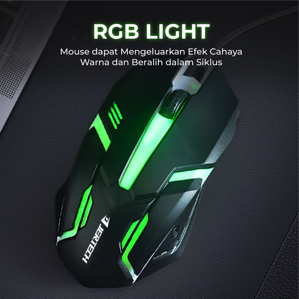 Mouse Gaming M200 1200 DPI dengan RGB Light - XOBOX