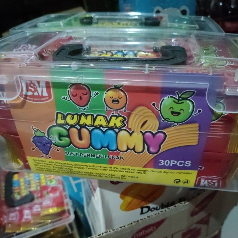 lunak gummy mint permen lunak isi 30 pcs