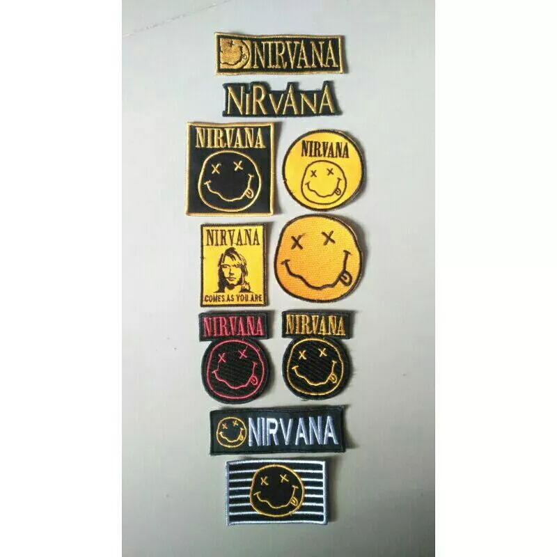 EMBLEM PATCH BORDIR NIRVANA