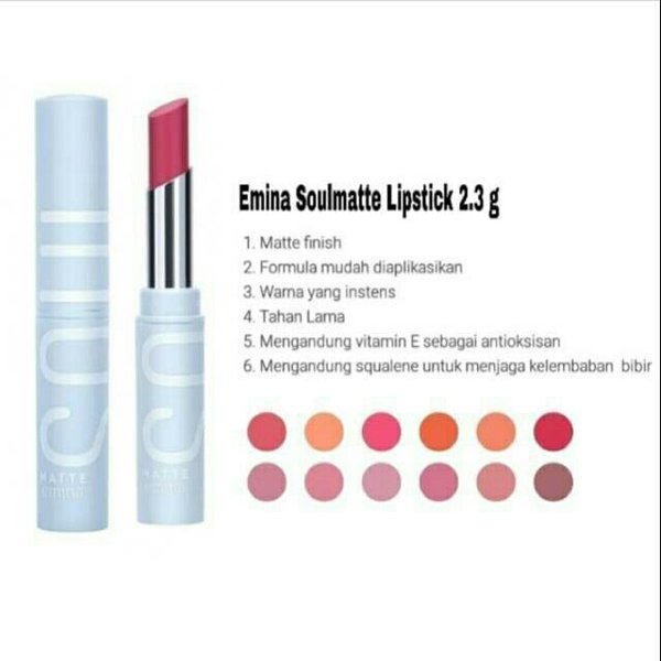 ✨ AKU MURAH ✨ Emina Soulmatte Lipstick