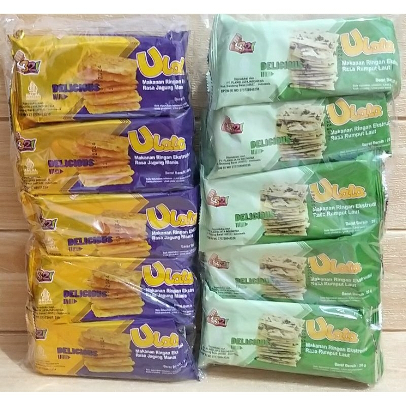 ✔MURAH Ulala Snack 1pak isi 10pcs / Ulala Rumput Laut / Ulala Jagung Manis