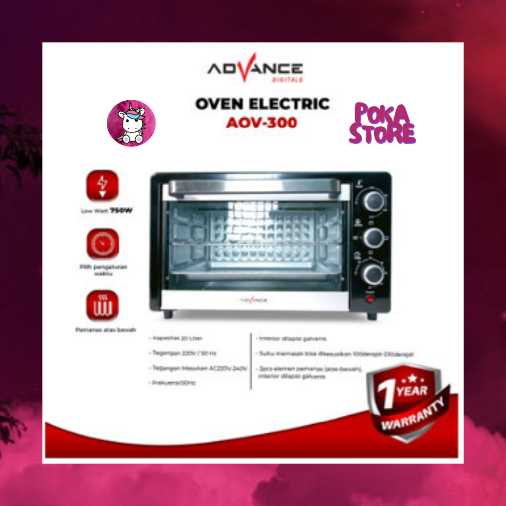 OVEN ADVANCE 20 LITER 750 WATT - AOV 300