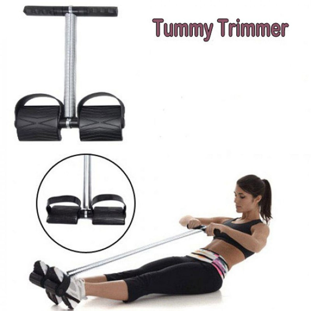 Tummy Trimmer Besi Alat Olahraga Pengencang Pengecil Perut Praktis Body Trimmer Pembakar Lemak Perut Pelangsing Perut Alat Pembentuk Tubuh Alat Fitness Rumahan Portable Fitnes Tumy Tumi Trimer Stainless Portabel