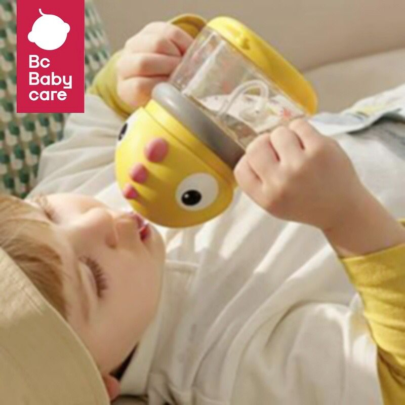 Botol Minum Baby T-Rex Cup Handle Botol Baby Sedotan Anak Bayi High Quality BPA FREE