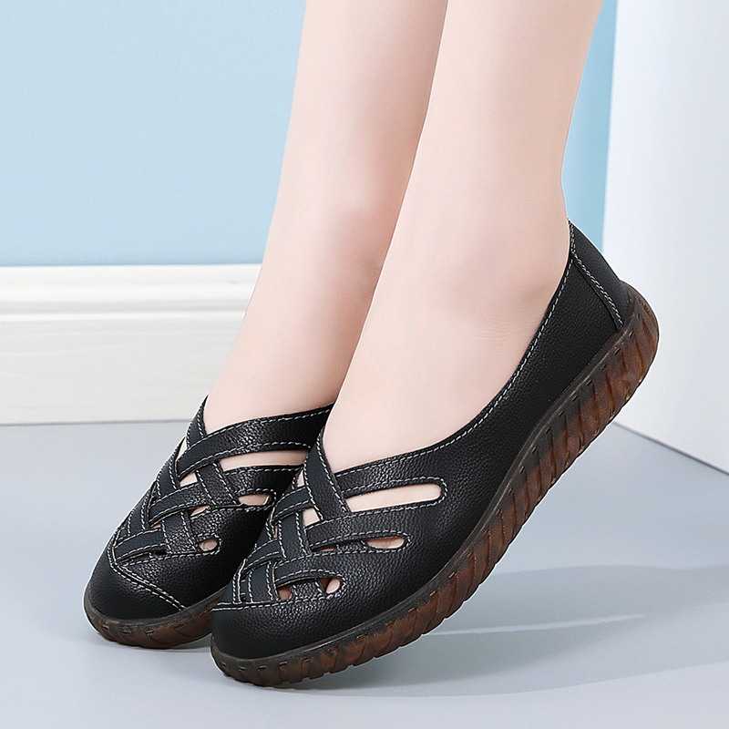 FOKU Sepatu Flat Wanita ️Slip On Lembut Kerja Flatshoes Terbaru