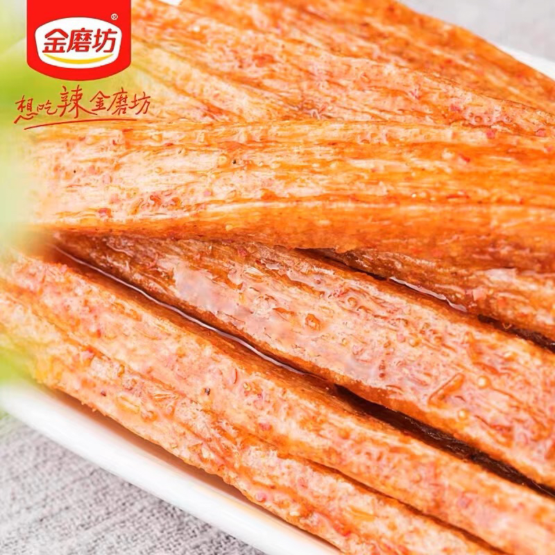 [HALAL] Latiao Spicy Mini Latiao Jin Mo Fang 30g 金磨坊大面筋